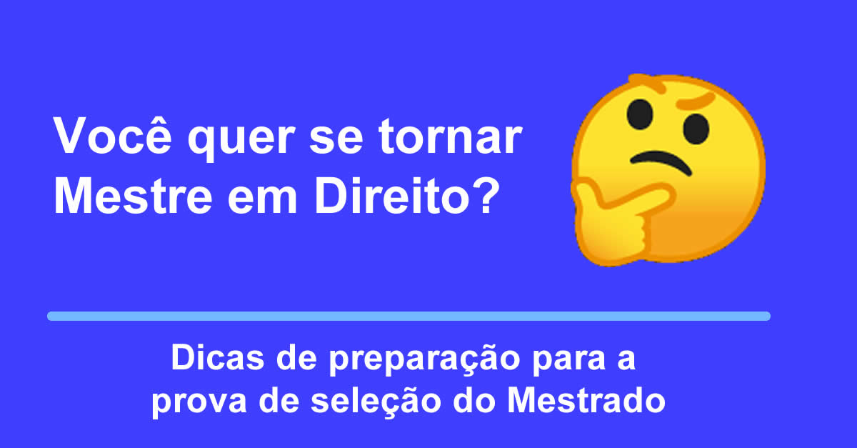 Mestrado em Direito na UFMG - Como se preparar para o processo seletivo ? 